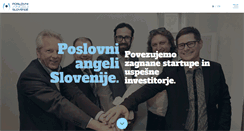 Desktop Screenshot of poslovniangeli.si